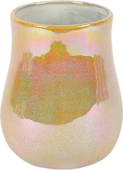 Rasteli Bloemenvaas Keramiek Curry-Geel D 14 cm H 18 cm‎‎