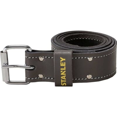 STANLEY Ledergürtel dunkelbraun Breite 45mm L126cm 16 Loch, echtes Büffelleder STST1-80119 Gereedschapsgordel