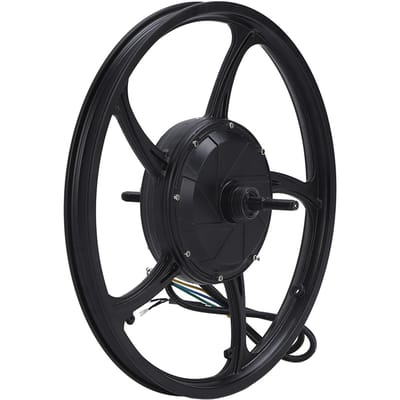 20-inch Elektrische Wielnaafmotor 36V 72V 500W tot 1500W Wielaandrijfmotor voor Elektrische Fietsen Scooters Go-karts black