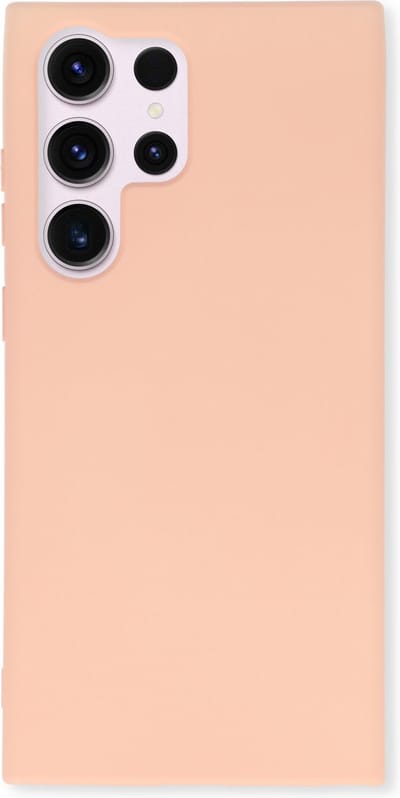 Casemania Hoes Geschikt voor Samsung Galaxy S23 Ultra - Licht Roze - Extra Stevig Siliconen Back Cover