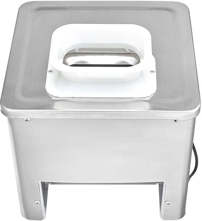 Vleessnijmachine 550 W, 350 lb/h commerciële vleessnijmachine, roestvrij staal, 2,5-10 mm dikte, elektrische all-purpose snijmachine voor thuis, restaurant, supermarkt