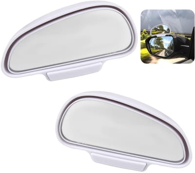 BRENZOOS- Dode Hoekspiegel Set van 2 - 360 Graden Verstelbaar - Buitenspiegel - Veiligheidsaccessoires - Robuuste Constructie - Helder Zicht - Blindspot Mirror