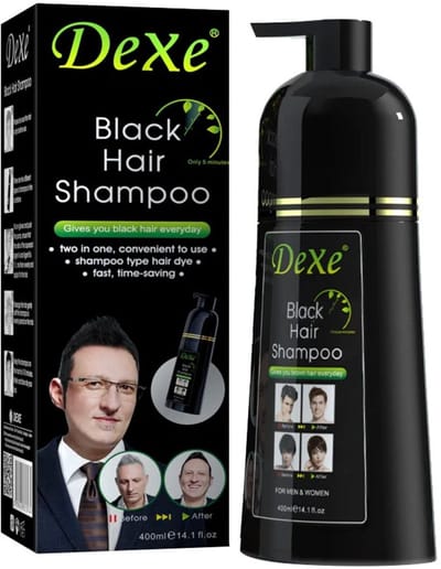 Dexe - Black Hair Shampoo - 400ml