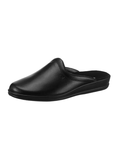 Rohde Lekeberg 1552 90 Pantoffels Zwart Leer Heren - Zwart - 39