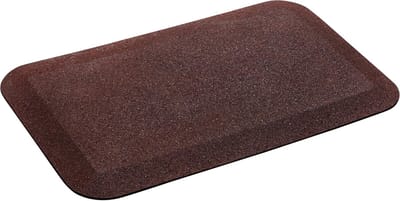 Veiligheidsrubberen Mat - Valbescherming Slijtmat - Speeltuin Veiligheid - Extra Demping - 2.5cm Dik - Rood