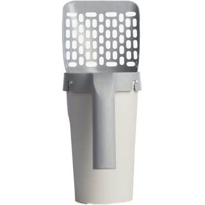 Kattenbakvulling Schop Scoop Met Navulzak Voor Huisdier Filter Schoon Toilet Garbage Picker Kat Benodigdheden Kattenbak Zelfreinigend gray