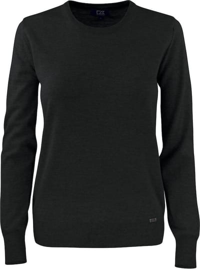 Cutter & Buck Kennewick Crewneck Dames 355407 - Zwart - XL