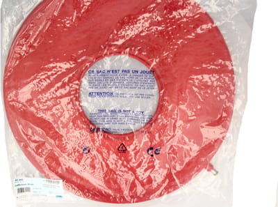 Adhome Opblaasbaar ringkussen 45 cm rood