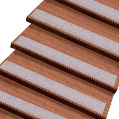 Transparante antislipstrips trapmatten - 15 rollen met installatierol - 10 x 60 cm