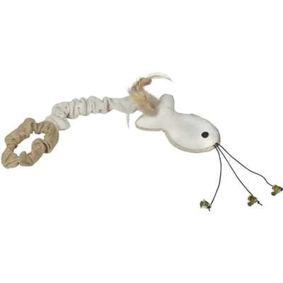 Pluche kattenspeeltje vis met riem Nobby Pet