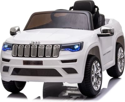 Jeep Grand Cherokee Wit | 12V Kinderauto