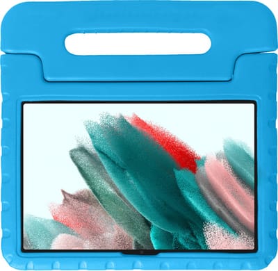Hoesje - Geschikt voor Samsung Galaxy Tab A8 - Kinderhoes Shockproof Bumper - Kidsproof Case - Tablet Hoes - Kinder Hoes Cover - Blauw