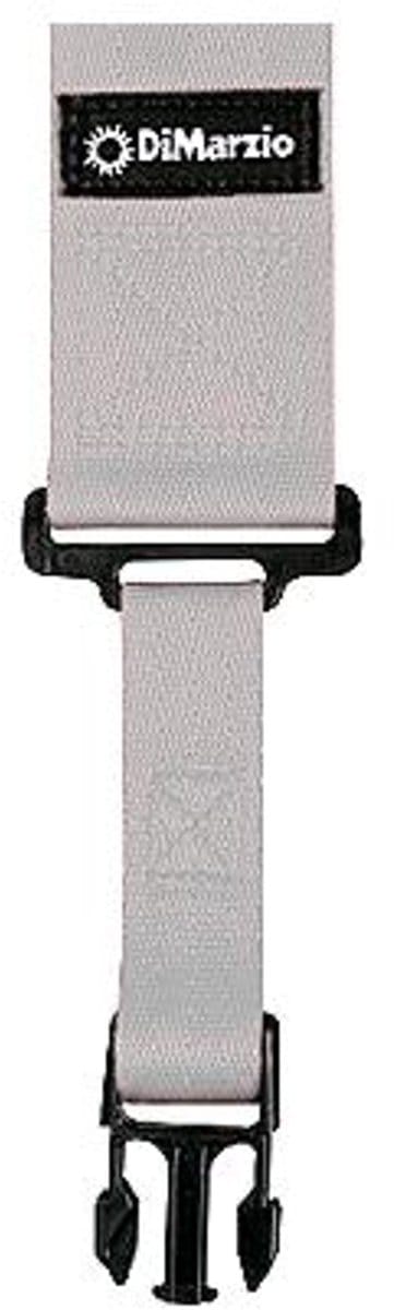 DiMarzio gitaarband Clip Lock DD2200 wit Nylon - Gitaarband