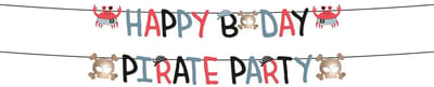 Letterslinger Set - Pirate Party - 1,5 meter
