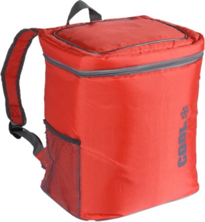 Koeltas rugtas/rugzak rood 31 x 20 x 31 cm 16 liter - Koeltassen - Koelrugzak