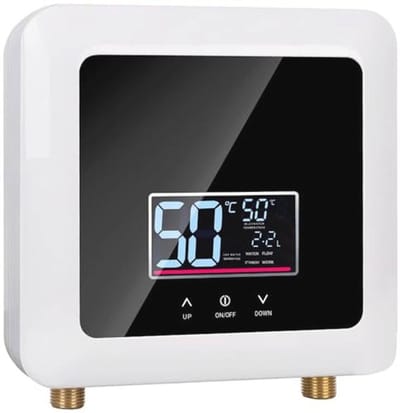 Elektronische Doorstroomboiler 7500W - Tankloze Mini-Boiler voor Keuken en Badkamer - LED Temperatuurweergave