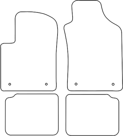 Mattenset Fiat 500E Hybride vanaf 2022