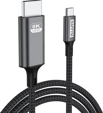 USB-C naar HDMI Kabel – 1 Meter – 8K 60Hz – Ultra HD 4K bij 120Hz
