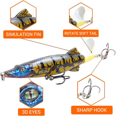 Vis Aas - Kunstaas Lokaas - Vissen Buiten - Drijvend Topwater - 13cm 16g - Kleur A
