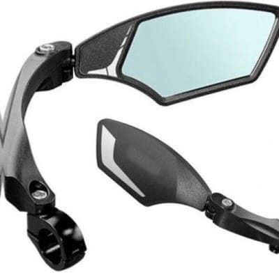 Mirage Luxe Fietsspiegel Rechts - Licht Dimmend Glas - Voor Speed Pedelec / Elektrische Fiets