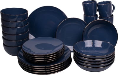 Kade 171 Luca serviesset 30-delig 6 personen - aardewerk donkerblauw