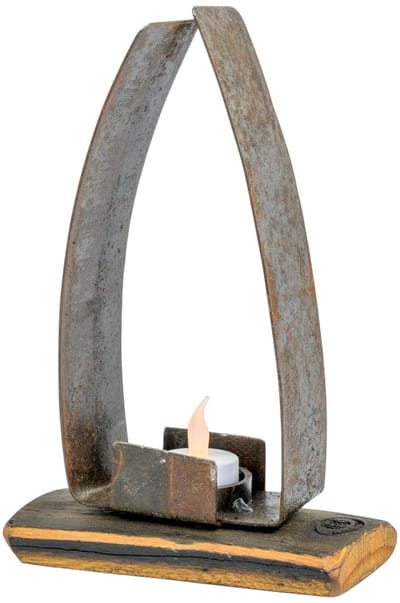 BA Limited Edition Barrel Candle holder / Duurzaam & Ambachtelijk gemaakt van een houten Whiskyvat / Cadeauartikel
