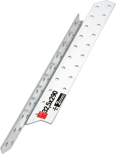 LUN FIX - Sparrenpfettenanker - Verzinkt - 32x290mm - Schwerlast-Winkelverbinder - Balkenverbinder