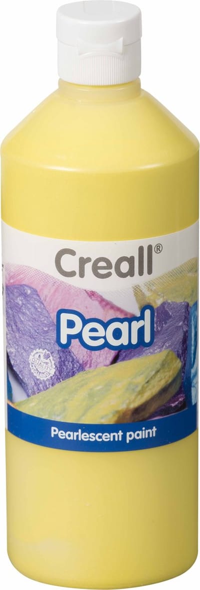 Parelmoerverf pearl Creall geel (01) - flacon à 500ml