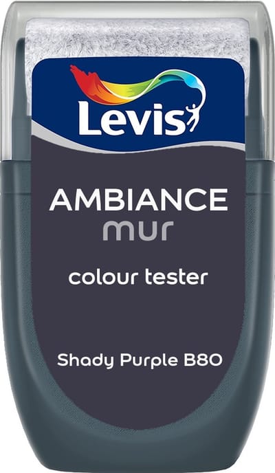 Levis - Muurverf Kleurtester Mat Mix - Shady Purple B80 - Mengverf - 30 Ml