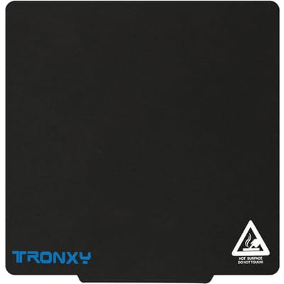 Tronxy Magnetisch bouwoppervlak Plaat Sticker Pad UltraFlexibel Verwijderbaar 310x310mm Compatibel met 310x310mm zwart