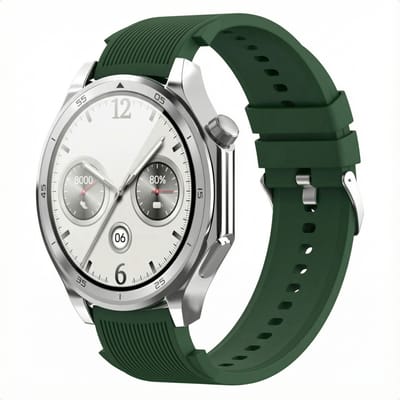imoshion Siliconen bandje voor de OnePlus Watch 3 / 2 / 2R / Oppo Watch X2 / X - Donkergroen