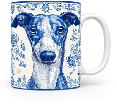 Mok Greyhound Beker voor koffie of tas voor thee, cadeau voor dierenliefhebbers, moeder, vader, collega, vriend, vriendin, kantoor, opa, oma, hond, kerst, sinterklaas, verjaardag