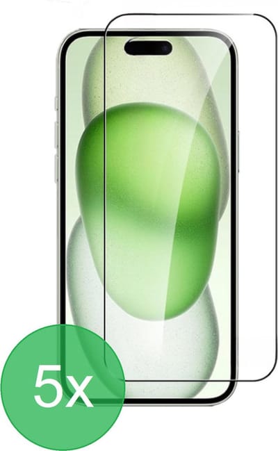 5x Screenprotector Geschikt voor: iPhone 15 Plus / Pro Max screen protector - glas - bescherm - beschermglas - ZT Accessoires