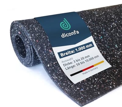Bouwbeschermingsmat 1000mm breed - Rubbermat voor Bouw - 5mm dikte - op maat gesneden