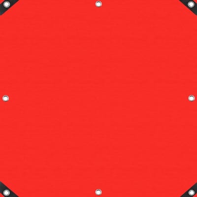 Afdekzeil Van Textiel - Dekzeil Met Oogjes - Outdoor Bescherming - Uv-Gestabiliseerd Waterdicht - 2.4 x 3.4 m - Rood