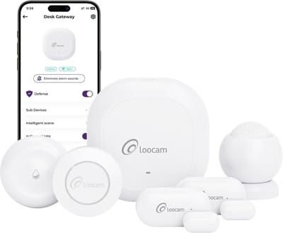 Smart Home Alarm - Veiligheidssysteem Set - Huis Beveiligen - App Bediening - 26.5 x 12.5 x 8.4 cm - Wit
