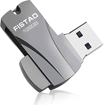 USB Stick 128 GB - Waterdichte en Snelle Flash Drive voor School, Kantoor en Laptop