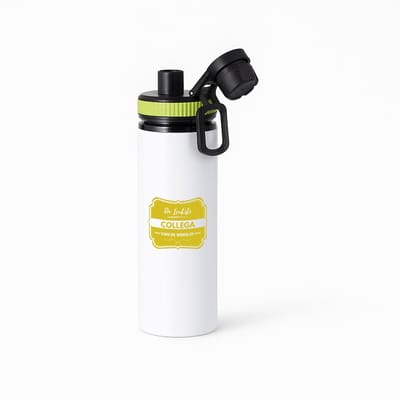 Hacebo® - De leukste collega van de wereld waterfles met draaidop groen - iemand die een collega is - leukste ooit - werk - collega - verjaardagscadeau - kado - gift - geschenk - afscheidscadeau - welkomscadeau - water fles - 850ML