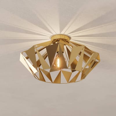 EGLO Carlton Plafondlamp - E27 - Ø 47 cm - Goud - Staal