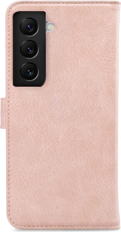 My Style Telefoonhoesje geschikt voor Samsung Galaxy S22 Hoesje | My Style Flex Wallet Bookcase Portemonnee | Pasjeshouder voor 3 Pasjes | Telefoonhoesje voor Pinpas / OV Kaart / Rijbewijs - Roze