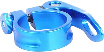 Zadelpenklem - Zadelbuisklem Fiets - Mountainbike Onderhoud - Snelsluiting Ontwerp - 31.8 mm - Blauw