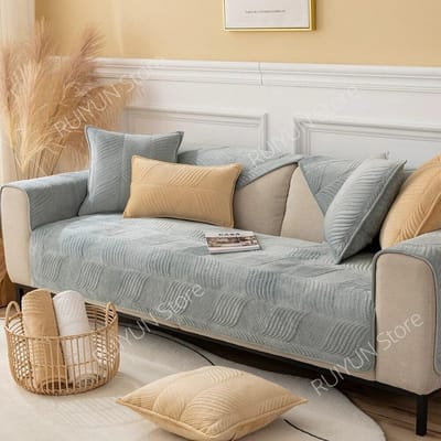 Herfst Winter Warme Bankhanddoek Zachte Bankhoes voor Woonkamer Antislip Bankhoes Bank Bankhoes Mat Meubelbeschermer 1Pc 70x70cm
