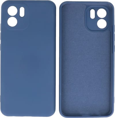 Xiaomi Redmi A1 Hoesje - 2.0mm Dikke Fashion Telefoonhoesje Backcover - Siliconen Hoesje - Navy