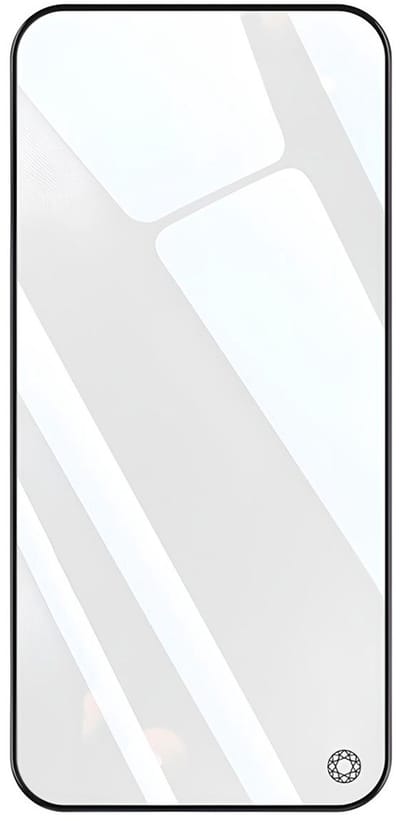 Force Case, Screenprotector geschikt voor iPhone 16 Pro Max - Organic Glass 2.5D, Transparant