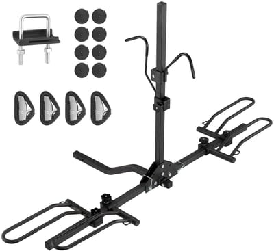 Fietsendrager Trekhaak - Fietsdrager Auto - Fietsen Vervoeren - Inklapbaar Anti-wiebel Systeem - 36 kg Capaciteit - Zwart