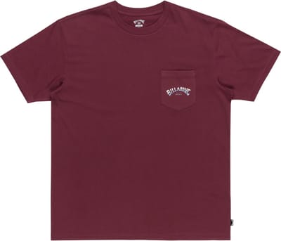 Billabong Stacked Arch Tee, Mannen, Kastanjebruin, T-shirt, maat: S