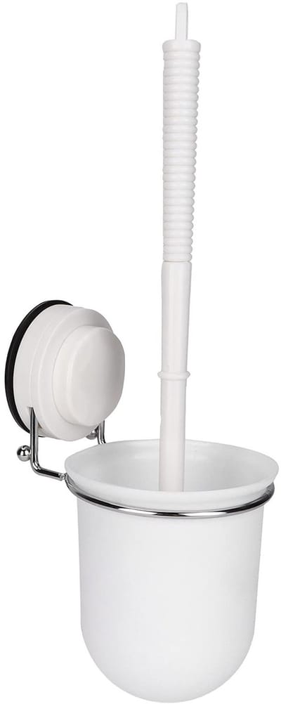 Dailygoods- Toiletborstel Wandmontage - Siliconen Borstelkop - Houder - Badkamerset - Ruimtebesparend - Schadevrij oppervlak - Toiletborstelset