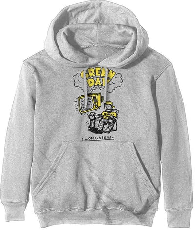 Green Day - Longview Doodle Hoodie/trui - XS - Wit