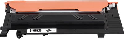 Samsung CLT-K406S - Inktcartridge Zwart - 1500 pagina's - Huismerk Compatible - Geschikt voor Samsung CLP 360 Samsung CLP 365 Samsung CLP 365W Samsung CLP-366 Samsung CLP-366W Samsung CLP-368 Samsung CLX 3300 Samsung CLX 3305 Samsung CLX 3305FW
