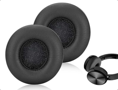 Dailygoods - Set van 2 Vervangende Oorkussens voor Hoofdtelefoon